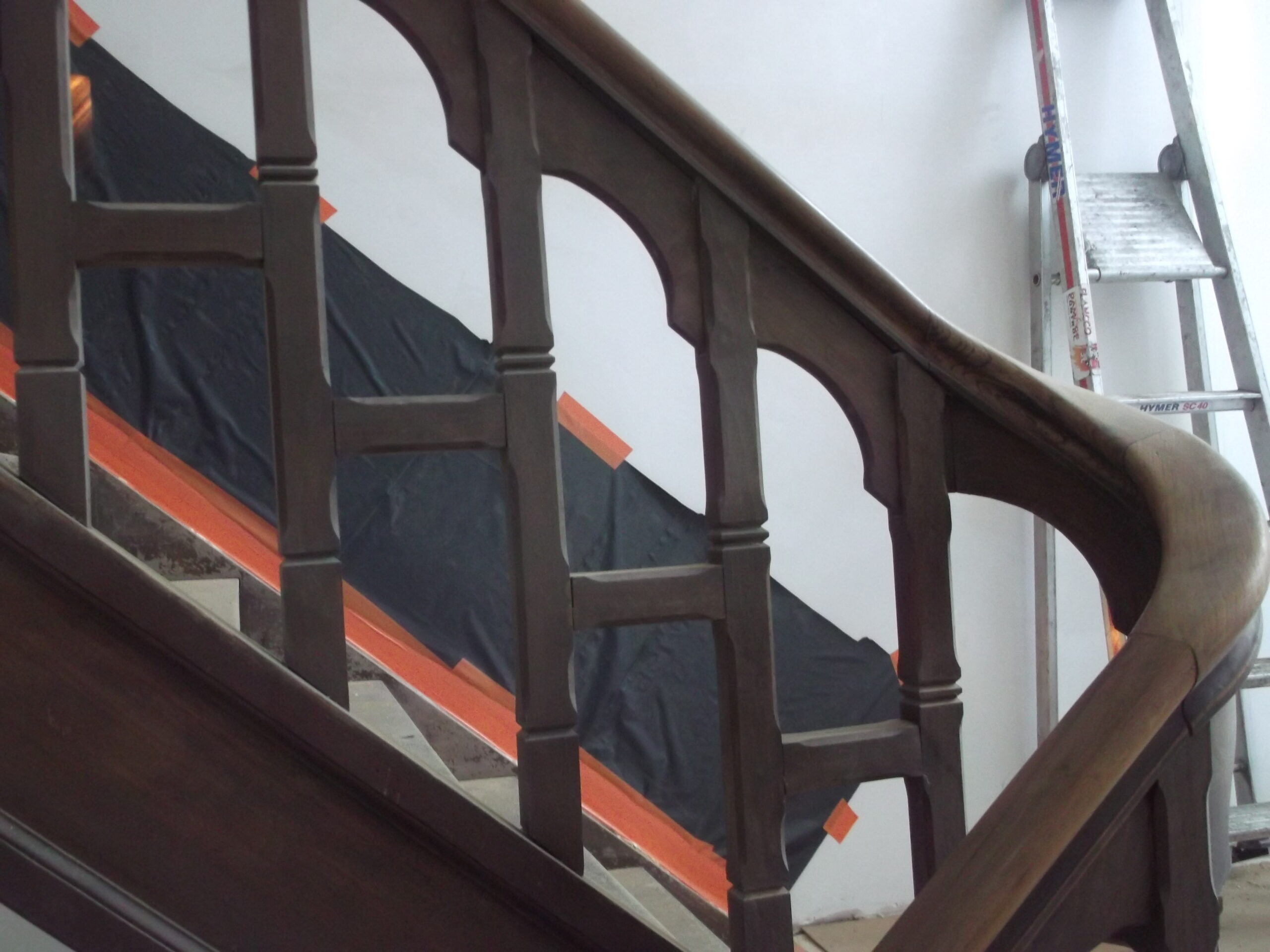 3 - Trap in hout voor CO2